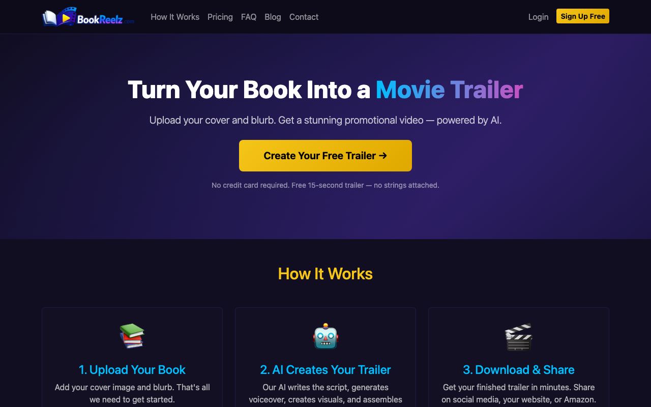 bookreelz.com homepage