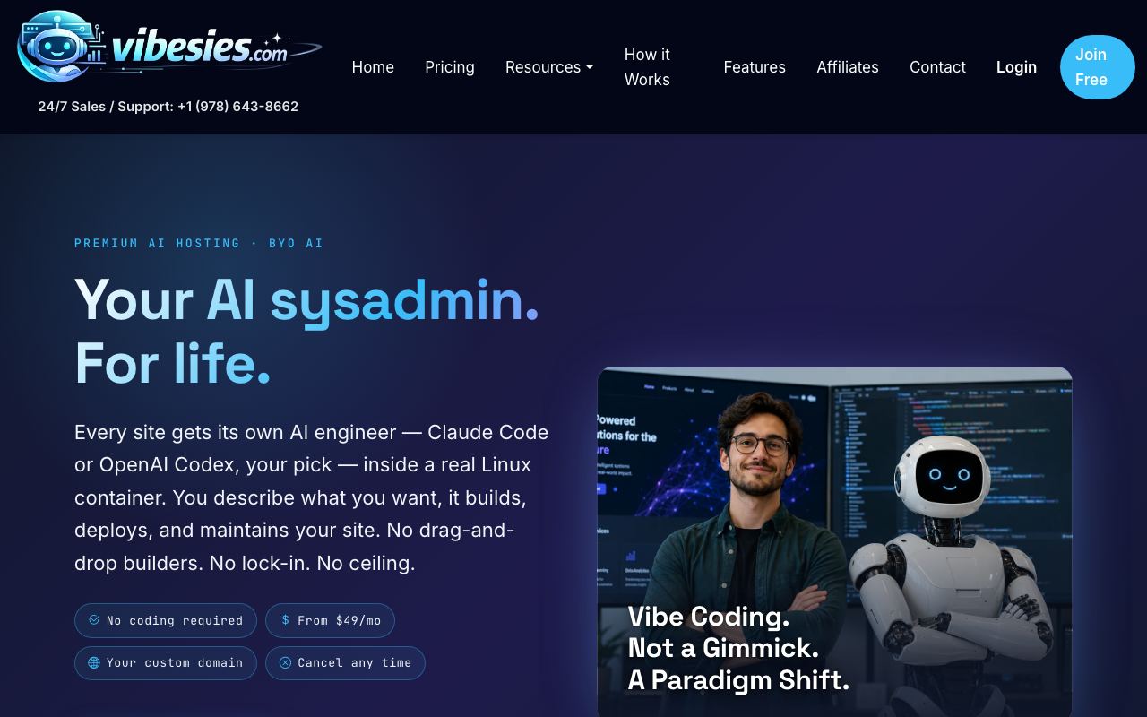 vibesies.com homepage